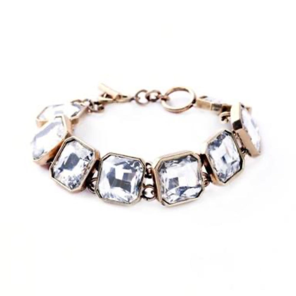 Clear Sparklepop "Gemmed" Bracelet (NWOT)